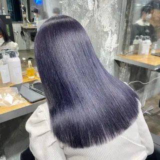 セミロング 🍀yuria/ハイ トーン/ペールカラーのヘアスタイル