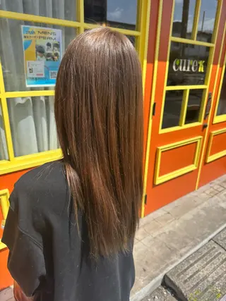 ロング カラー cureK所属・米倉 麻衣のヘアスタイル