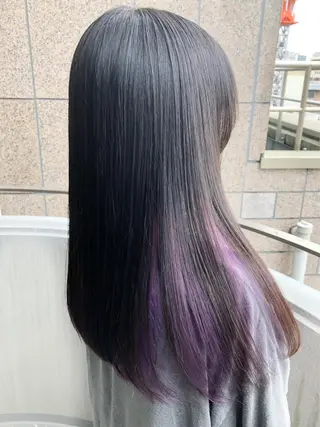 セミロング カラーアンドケアリタ kitamuuuのヘアスタイル