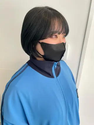ショート カラー ヘアアレンジ satsuki 暖色・ブラウンカラーのヘアスタイル