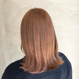 ミディアム 河部 真子のヘアスタイル