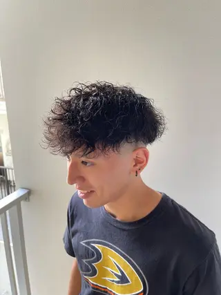 パーマ メンズ メンズパーマ 北原寿樹のヘアスタイル