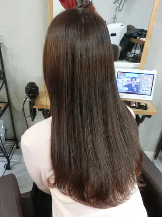 ロング カラー ma cherie naoのヘアスタイル