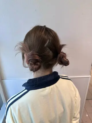 ミディアム ヘアアレンジ 🩶 maria🩶のヘアスタイル