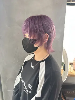 ショート ウルフ レイヤー パーマ🪐MANAのヘアスタイル