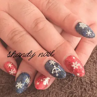 セミロング shandy nailのネイルデザイン