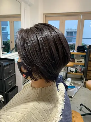 ショート カラー パーマ ヘアアレンジ メンズ ネイル マツエク・マツパ Sia中野新橋 『JUNYA』のヘアスタイル