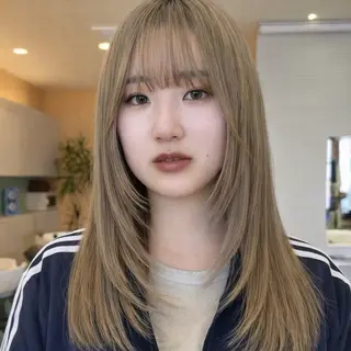ロング カラー レイヤー/ブリーチ/ 渋谷/ルル🌿のヘアスタイル