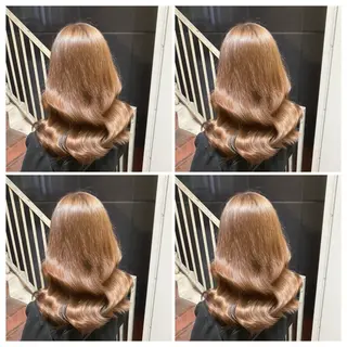 ロング カラー 髪質改善 艶髪矯正 エクステ かいり✂️のヘアスタイル