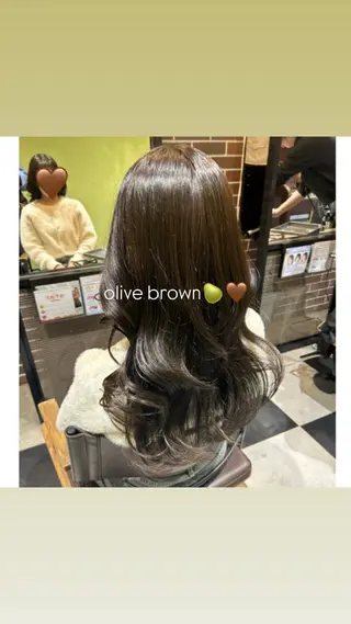 ロング レイヤー🎀透明感 カラー|ワンホンのヘアスタイル