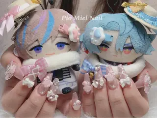 ネイル HANA 長さだしのネイルデザイン