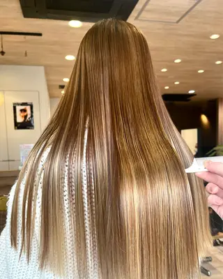 ロング 産休中です 艶カラー♡オカのヘアスタイル