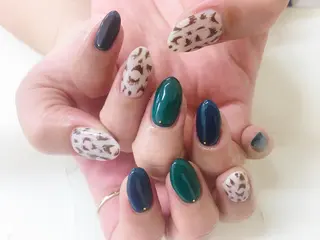 セミロング ネイル ビアンカ金町店 中島 せり菜のネイルデザイン