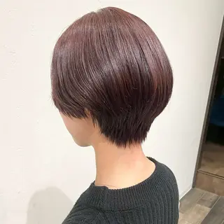 ショート 北島 遥香🫧インナ ー /ベージュカラーのヘアスタイル