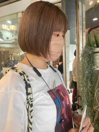 ミディアム カラー 韓国ヘア🦋 MIYUのヘアスタイル