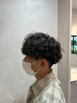パーマ メンズ 瀬野凌介/メンズ カット/パーマのヘアスタイル