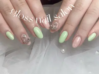 ネイル miho🍎 Gloss nailのネイルデザイン