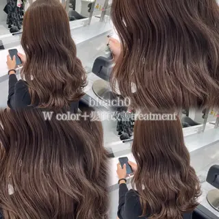 カラー ベージュ・ラベンダー カラー🎀りりのヘアスタイル