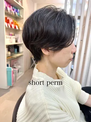 ショート パーマ 🍃ショートヘア🍃 北林春樹のヘアスタイル