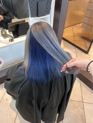 セミロング カラー 🫧カラーモデル募集 純菜🫧のヘアスタイル