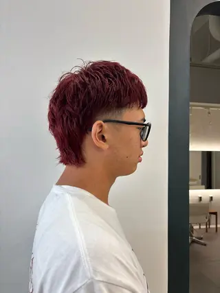 カラー メンズ ハードパーマ Rico💜のヘアスタイル