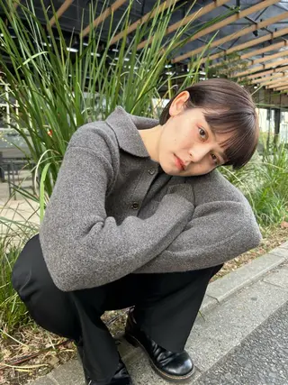 ショート カラー 一ノ瀬 暁のヘアスタイル