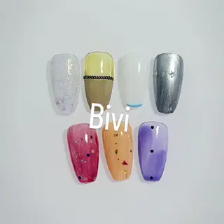 ネイル ♡Bivi♡自爪に 優しいネイルサロンのネイルデザイン