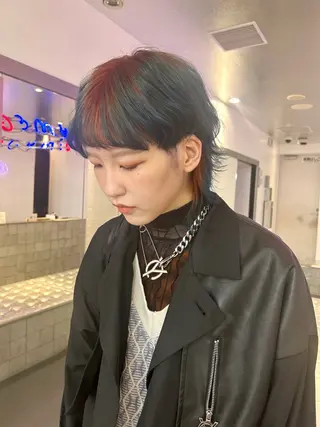 ショート カラー 🤡暖色レイヤー 🤡みさきのヘアスタイル