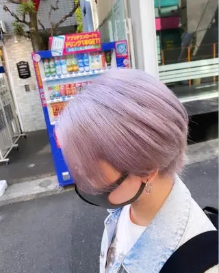 ミディアム 🤍ムラ修正ブリーチ 🤍原宿/YUUのヘアスタイル