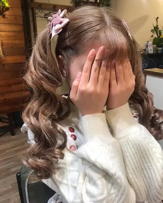 ロング カラー Ray hair 春日部のヘアスタイル