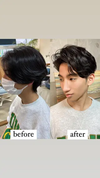 パーマ メンズ Beach 代表 KENTAのヘアスタイル