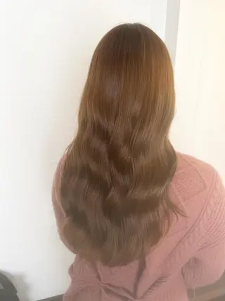 ロング カラー パーマ ヘアアレンジ 名古屋駅/トップス タイリスト/大黒拓哉のヘアスタイル