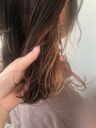 ミディアム カラー ヘアアレンジ NANA/trend style🕊🍑のヘアスタイル