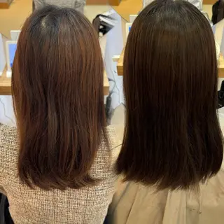 セミロング Agu hair 粉河のヘアスタイル
