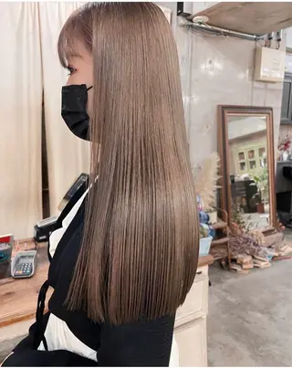 ロング カラー ヘアアレンジ ❤️カラー得意 🧡松浦睦樹❤️のヘアスタイル