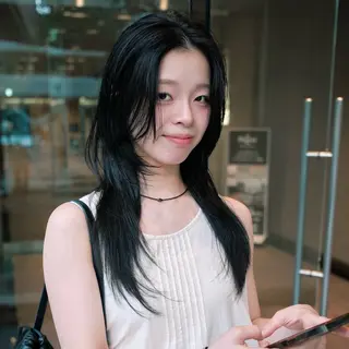 ロング カラー 東山 涼嘉のヘアスタイル