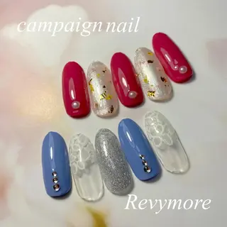 ショート ネイル nail salon Revymoreのネイルデザイン
