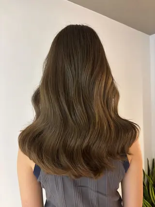 セミロング カラー 🎀透明感× 赤み消し🎀正源のヘアスタイル