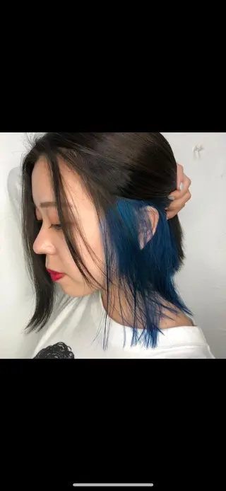 ミディアム カラー ✂︎美容室✂︎ hiroマンツーマンのヘアスタイル