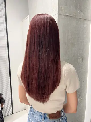 カラー sena⌇ベージュ⌇ ブリーチなしWカラーのヘアスタイル