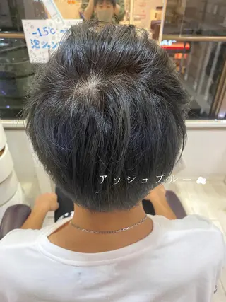 カラー メンズ ハイトーン/ブリーチ MAYURI🌺横浜のヘアスタイル