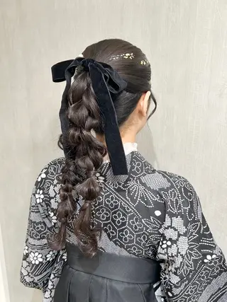 ロング ヘアアレンジ ヘアセット専門店 Rのヘアスタイル