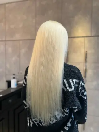 ロング カラー 🎀ハイトーン・艶 カラー HANA🎀のヘアスタイル