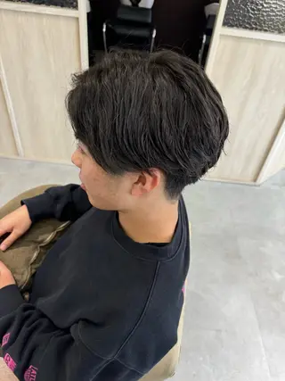 ショート パーマ ブリーチなしwカラー /艶カラー/oukaのヘアスタイル