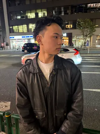 ショート パーマ メンズ 💈メンズ短髪特化 ✂︎伊藤大輝💈のヘアスタイル