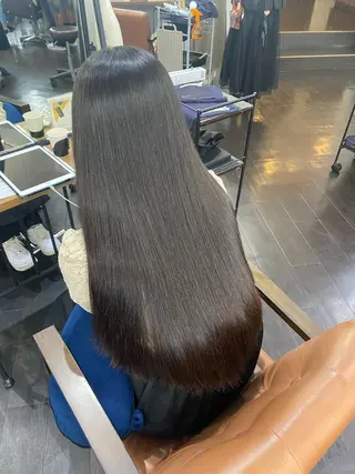 ロング カラー ヘアアレンジ 🍒ᩚ名駅/艶髪 縮毛矯正/あゆ🍒ᩚのヘアスタイル