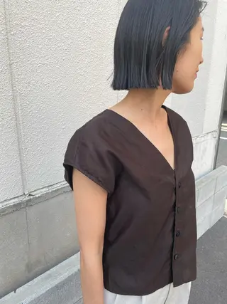 ミディアム さの あやねのヘアスタイル