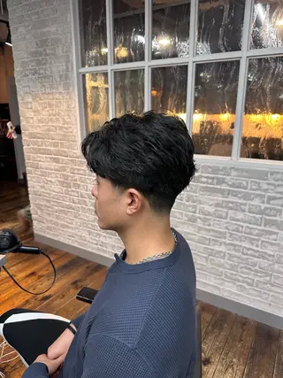 パーマ メンズ 🩵ベリーショート✨ パーマスタイル みくのヘアスタイル
