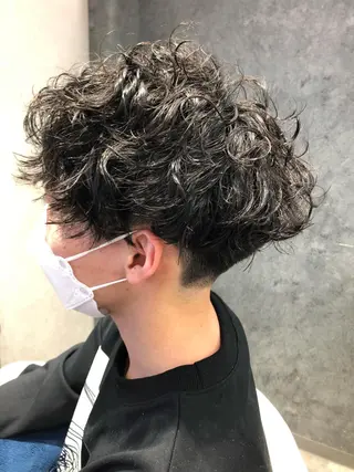 パーマ メンズ Noyヨシモト ヒロトのヘアスタイル