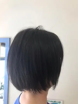 ミディアム カラー 横田 尚登のヘアスタイル